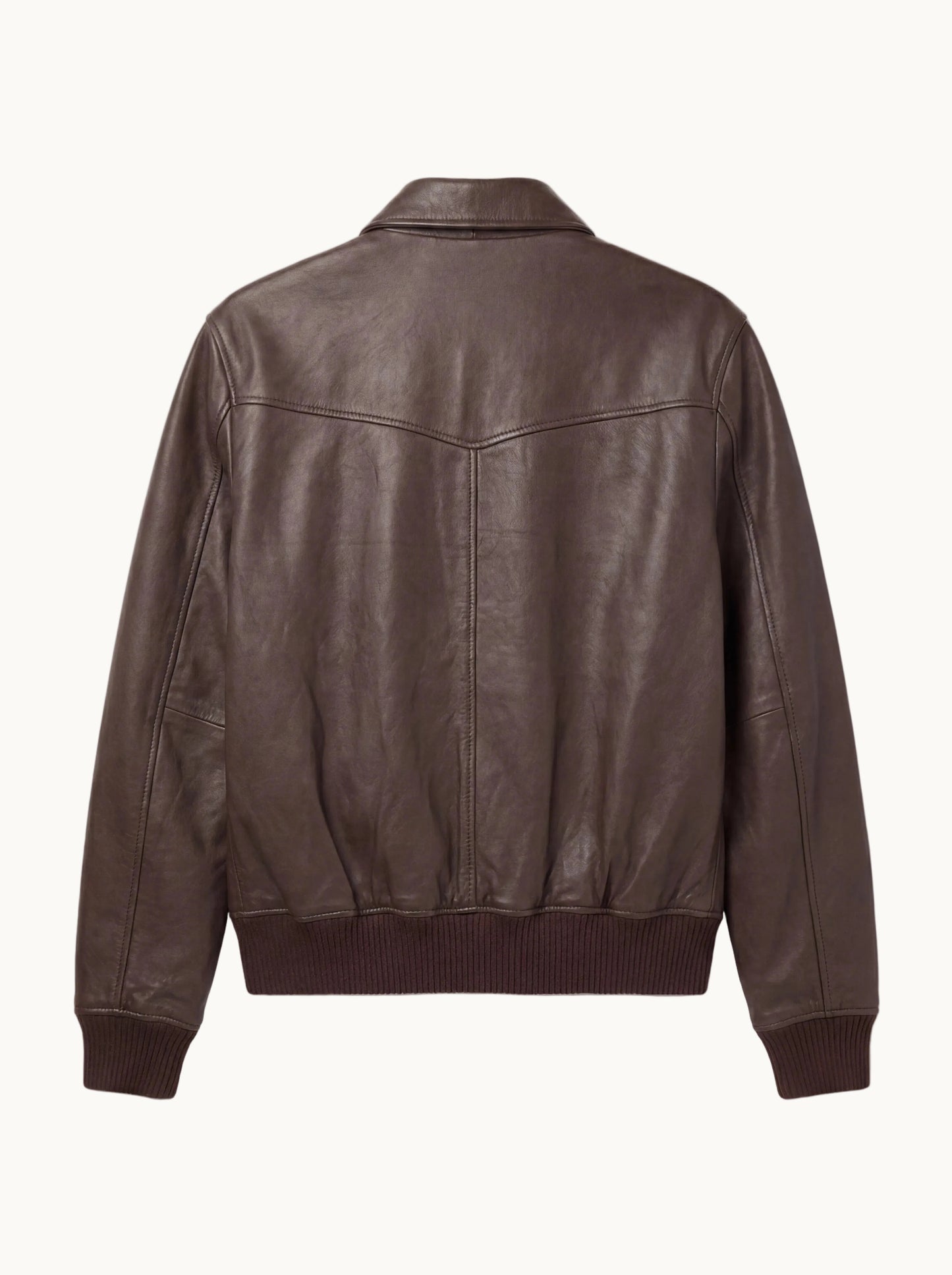Ridge Bomber in Leather