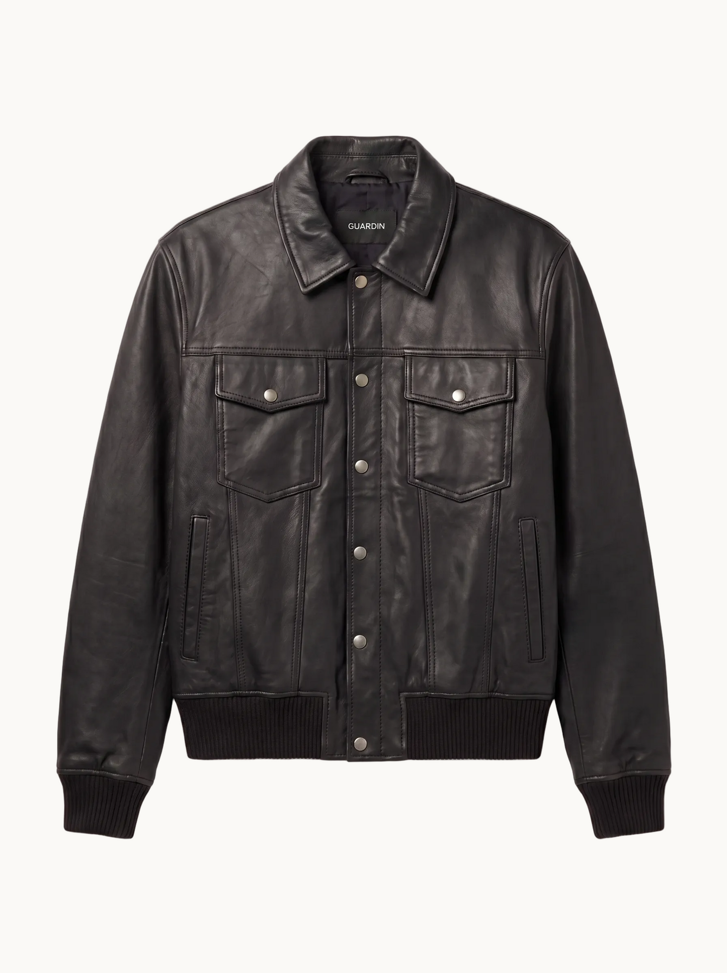 Ridge Bomber in Leather