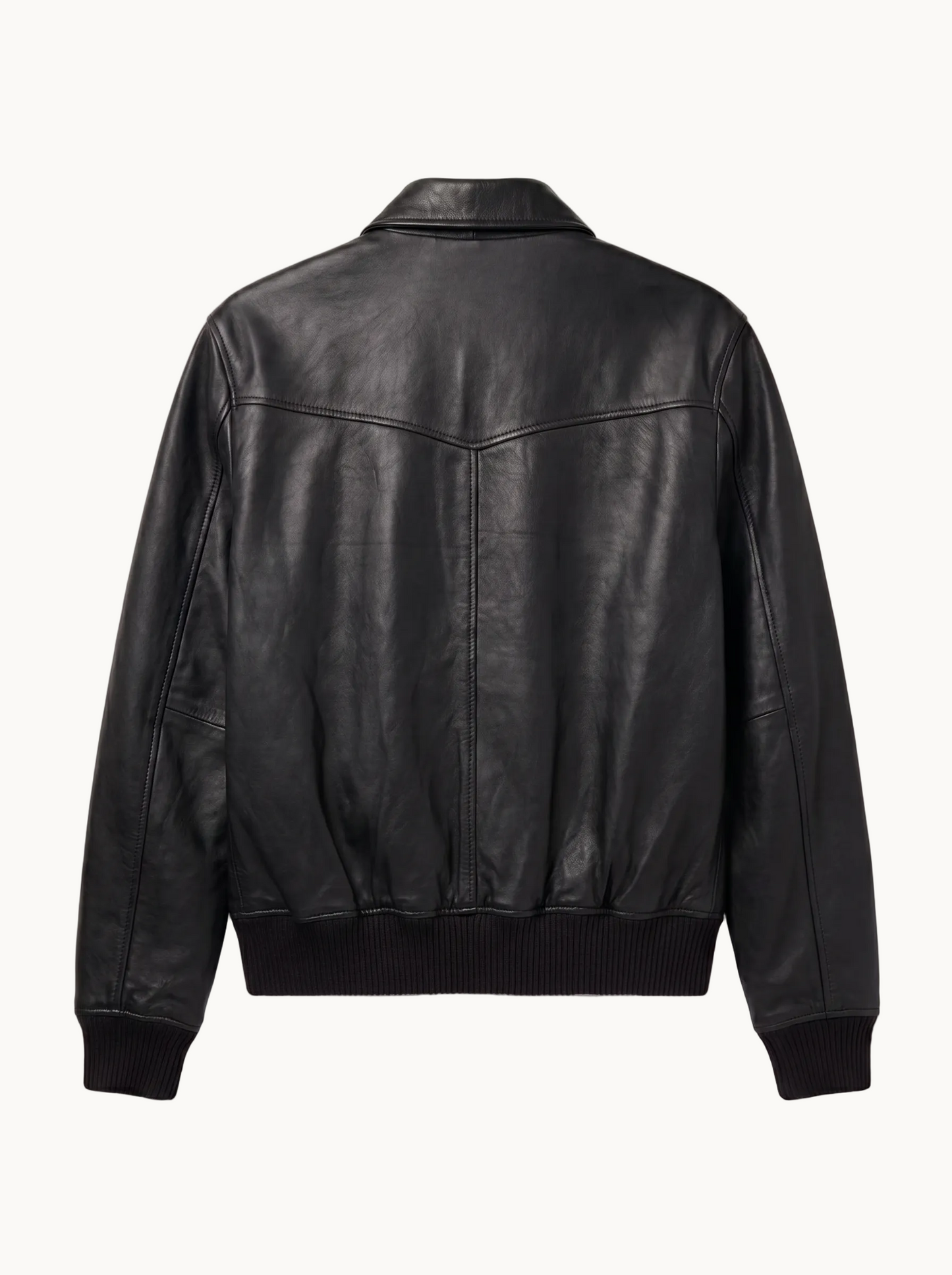 Ridge Bomber in Leather