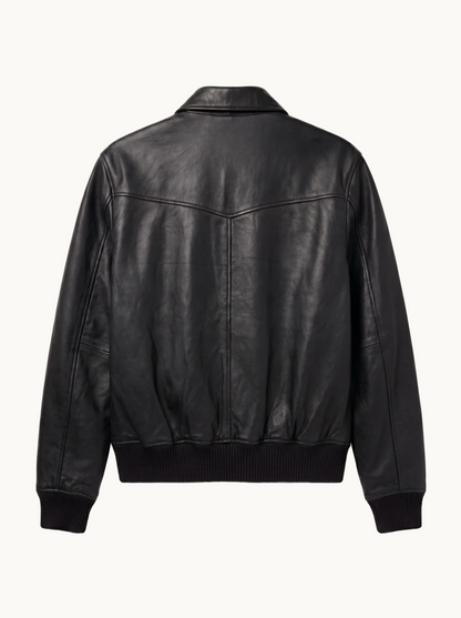Ridge Bomber in Leather