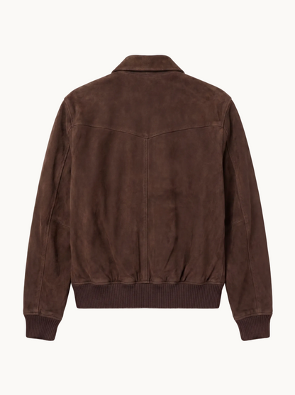 Ridge Bomber in Suede