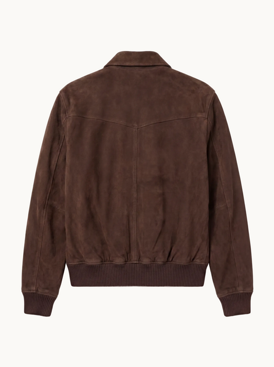 Ridge Bomber in Suede